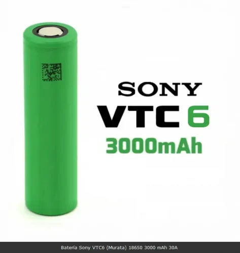 BATERIA SONY MURATA 18650 VTC6 3000MAH