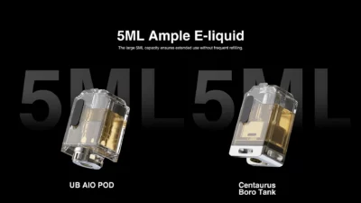 Lost Vape Boro Tank Centaurus G80 Silver - Imagen 3